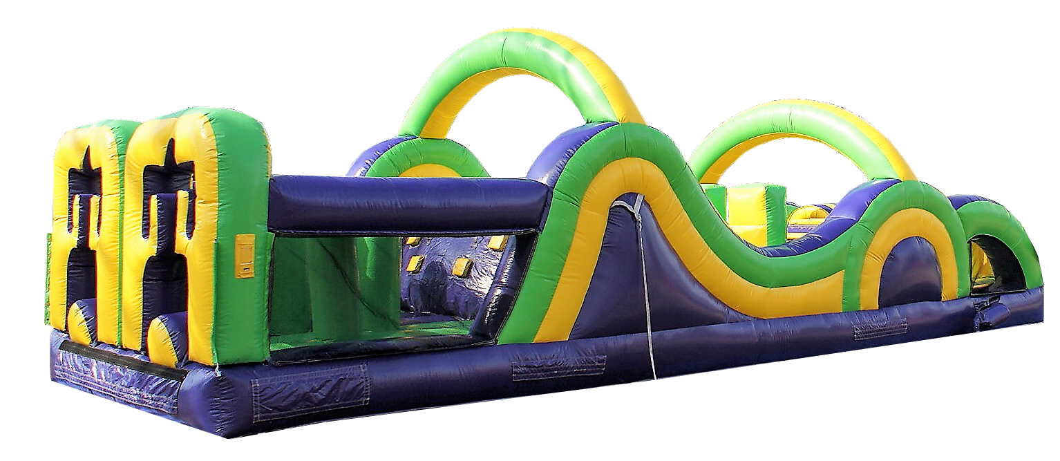 jumping hearts party rentals obstacle course